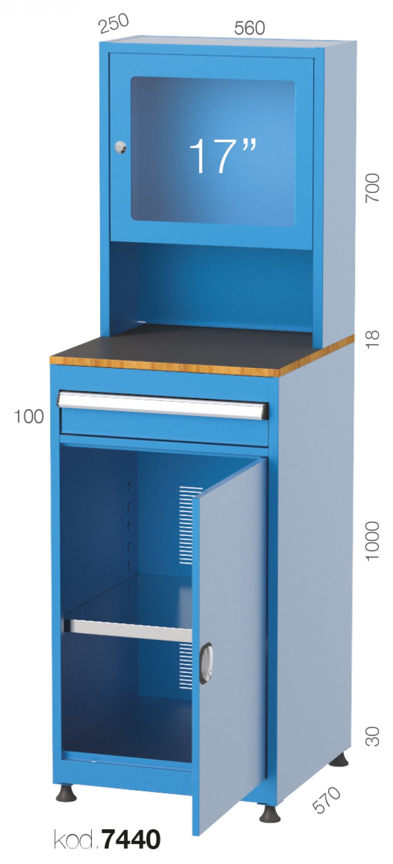 7440 - LCD EKRAN BİLGİSAYAR KABİNİ